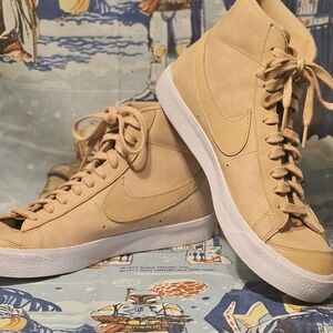 Nike Blazer Mid 'Wheat' Tan Sneakers